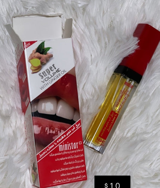 Lip Plumperمضخم شفاه مع زيت الزنجبيل